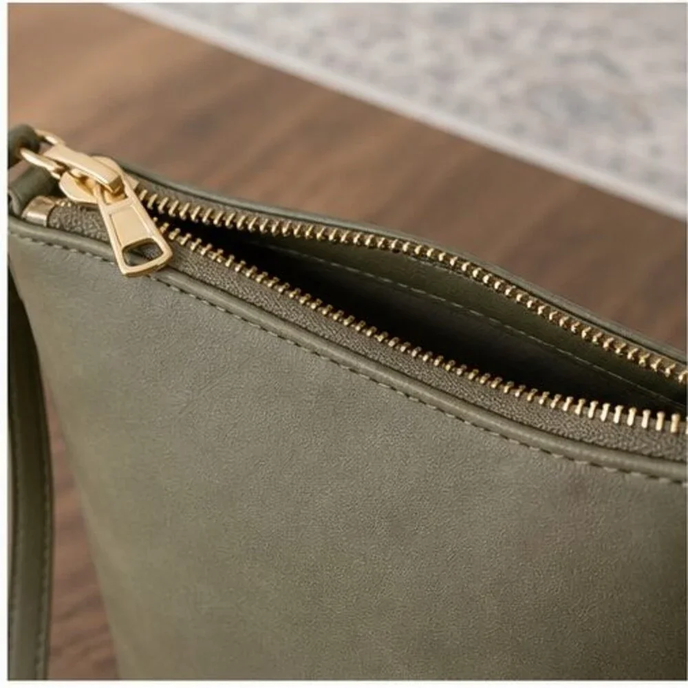 Forest Saffiano Crossbody Bag